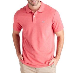 Vineyard Vines XS Coral Pink Orange Short Sleeve Men’s Polo Shirt